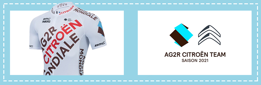 maillot cyclisme Ag2r La Mondiale 2020-2021